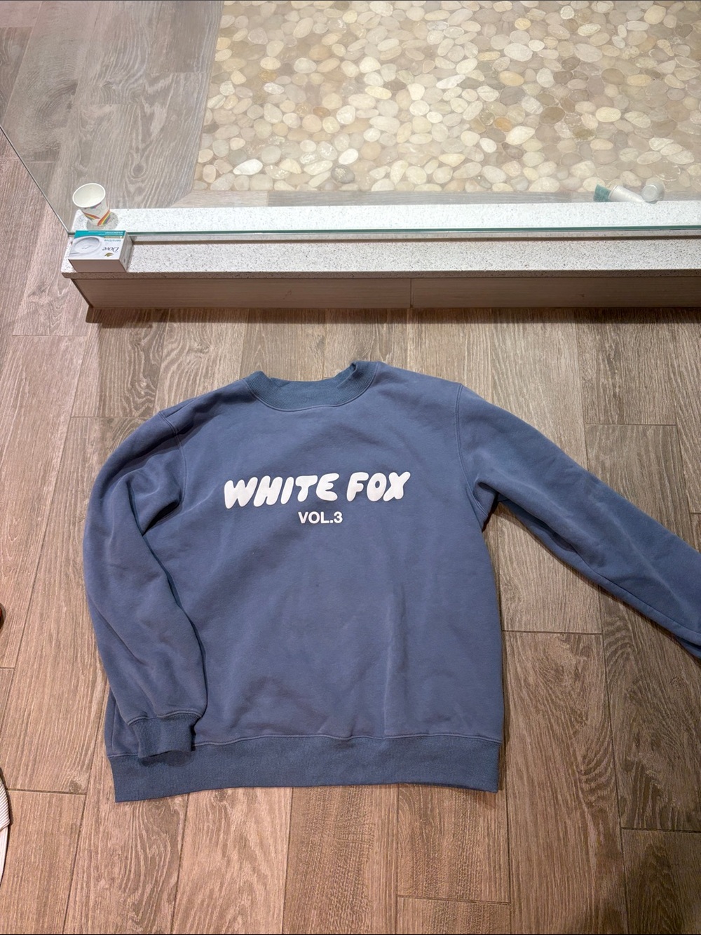 White Fox Boutique Crewneck Sweatshirt - Slate Blue